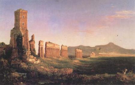 Thomas Cole Aqueduct near Rome (mk13) France oil painting art